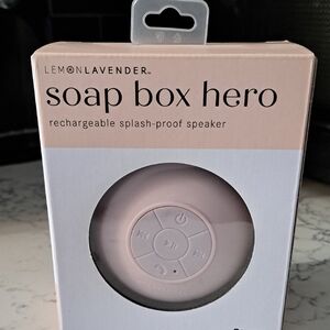 NWT Lemon Lavender Rechargeable Splash-Proof Speaker